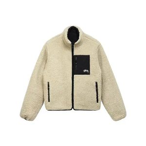 Jacket Stussy 8 Ball Sherpa Reversible
